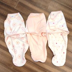 Aden Swaddlers Pink / 0-3 mth / 7-14lbs